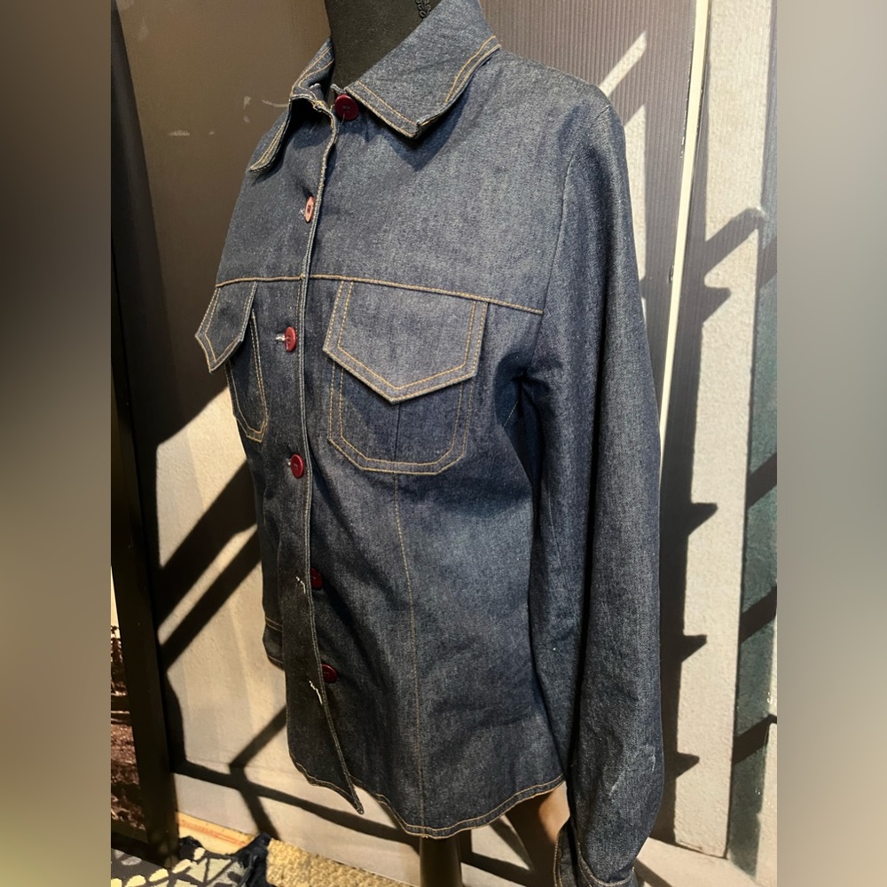 Jill Stuart Jean Jacket - Picture 3 of 4